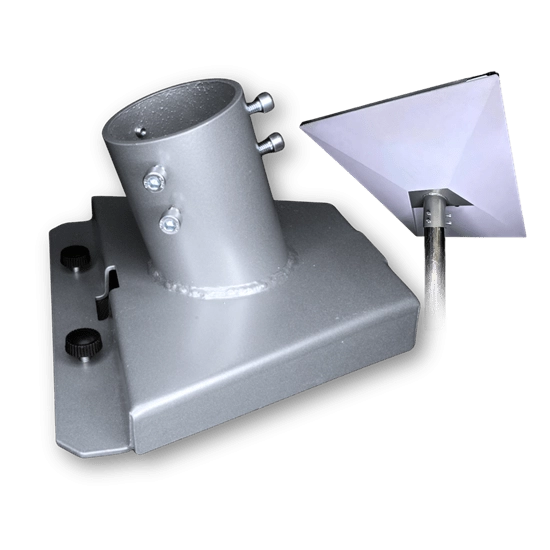 Starlink® Gen 3 Metal Pole Mount Bracket Adapter – Dual-Coated Steel 20° for 1.5 inch and 2 inch Pole